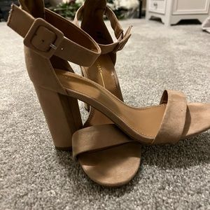 Blush Pink Block Heels